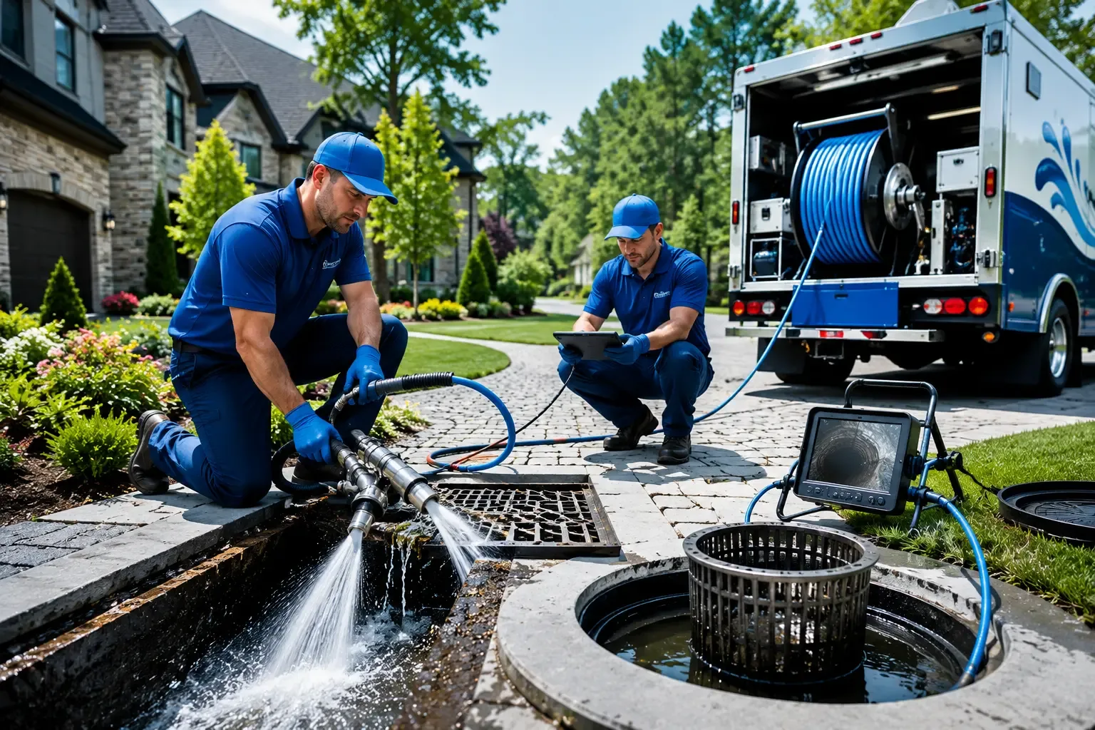 Local outdoor drain cleaning professionals in West Olive, MI