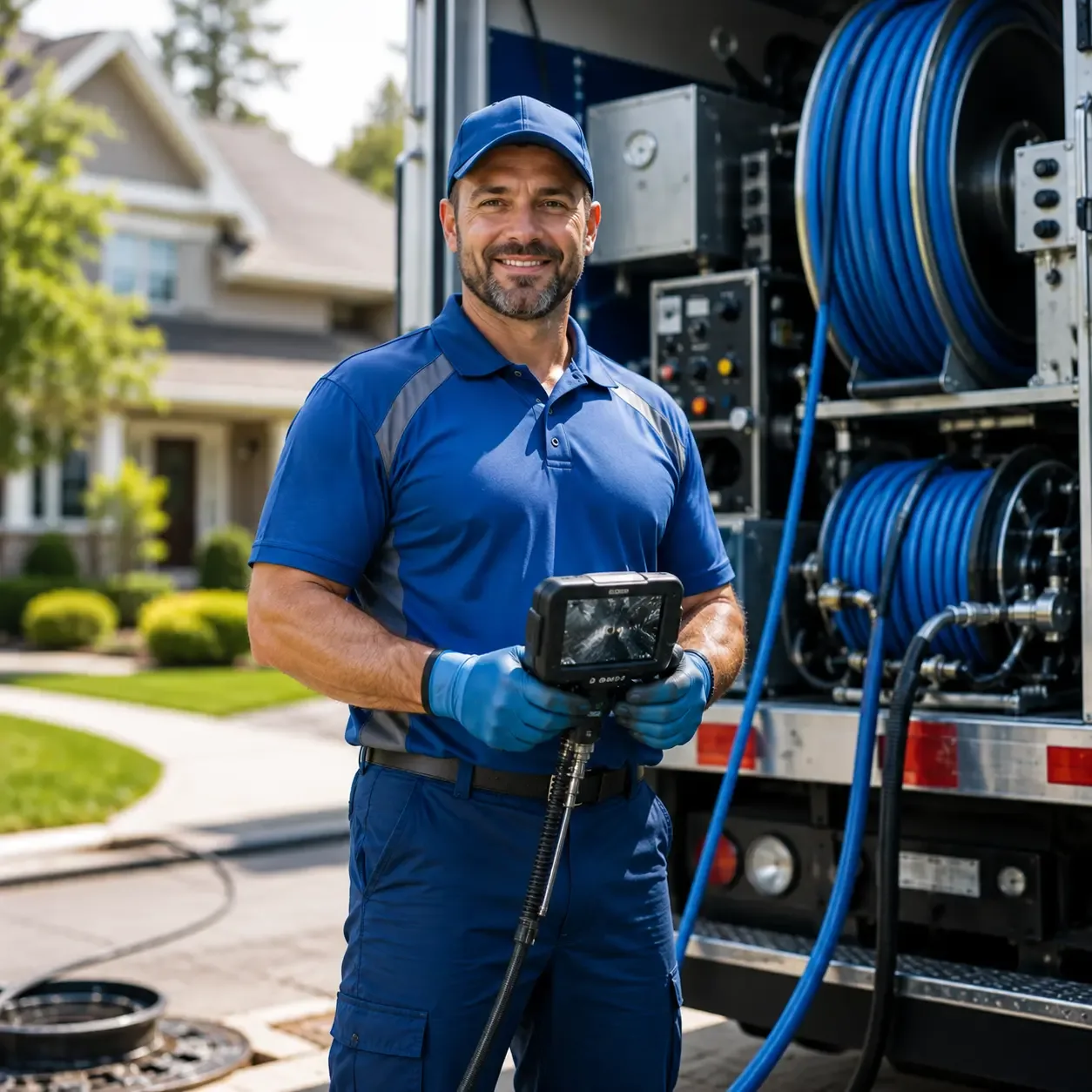 Local outdoor drain cleaning specialists in West Olive, MI